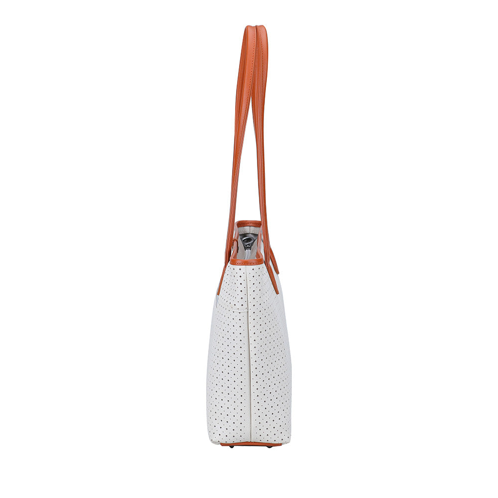 Moyen sac shopping Edith en cuir