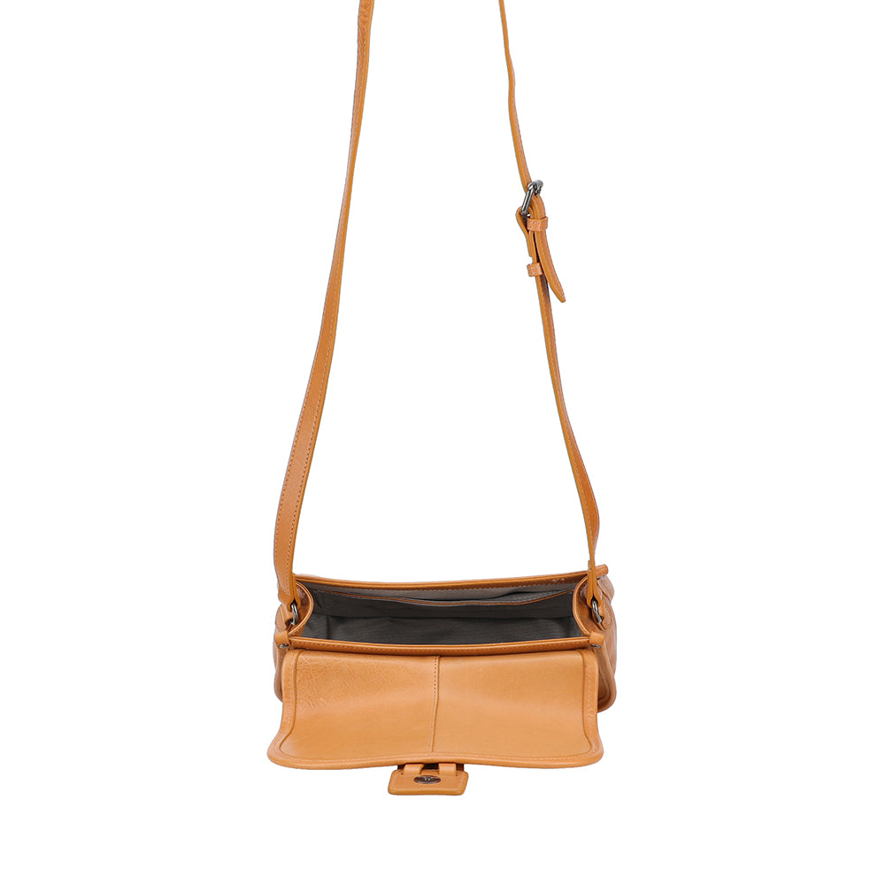 Sac bandoulière à rabat S Edith Cuir