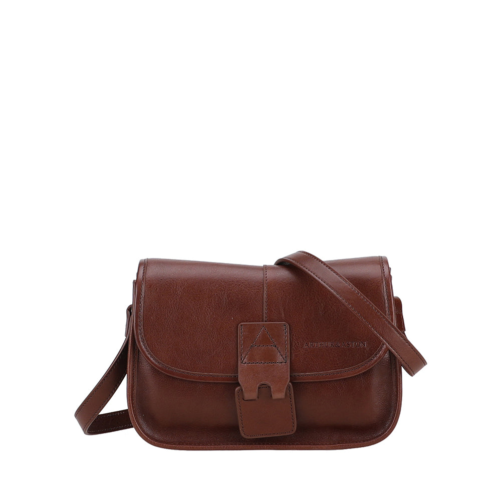Sac bandoulière à rabat S Edith Cuir
