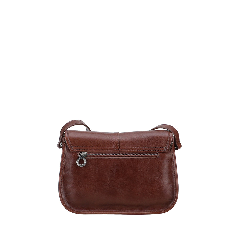 Sac bandoulière à rabat S Edith Cuir