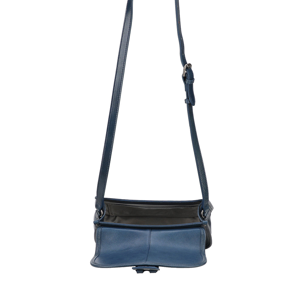 Sac bandoulière à rabat S Edith Cuir