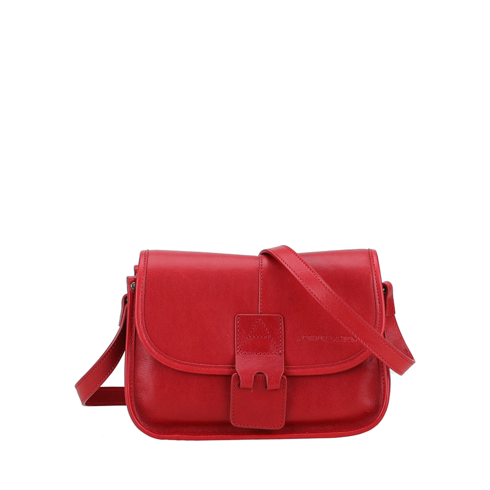Sac bandoulière à rabat S Edith Cuir