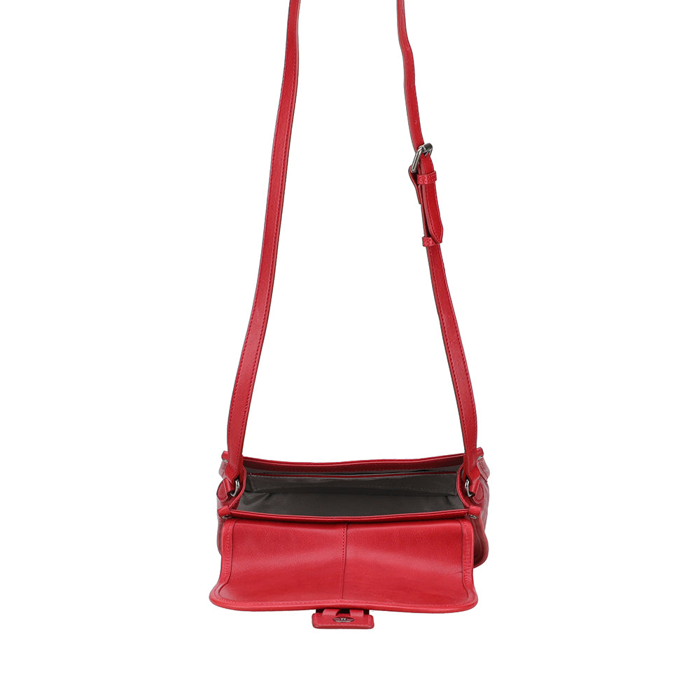Sac bandoulière à rabat S Edith Cuir