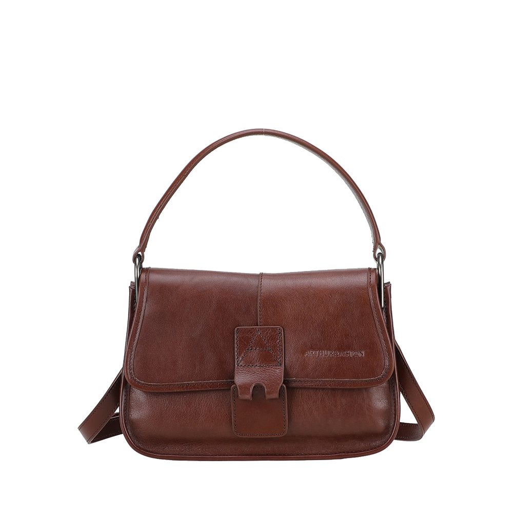 Sac bandoulière à rabat M Edith Cuir