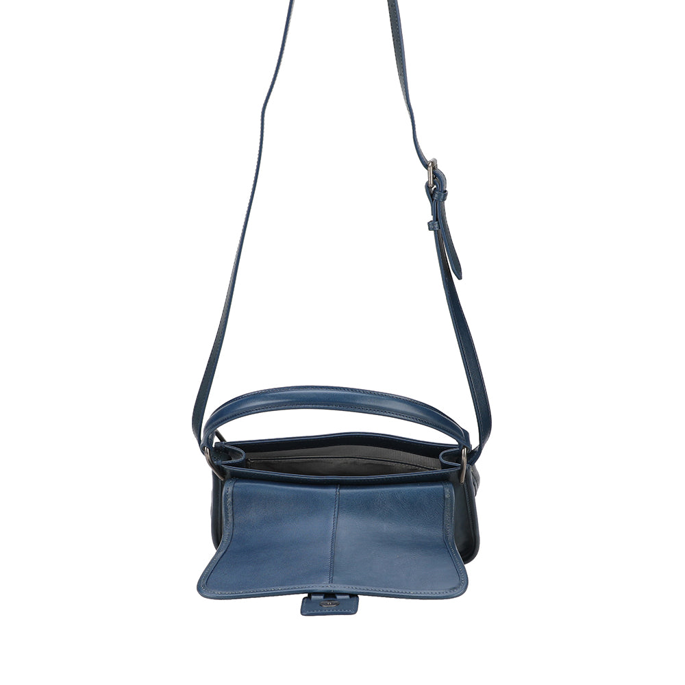 Sac bandoulière à rabat M Edith Cuir