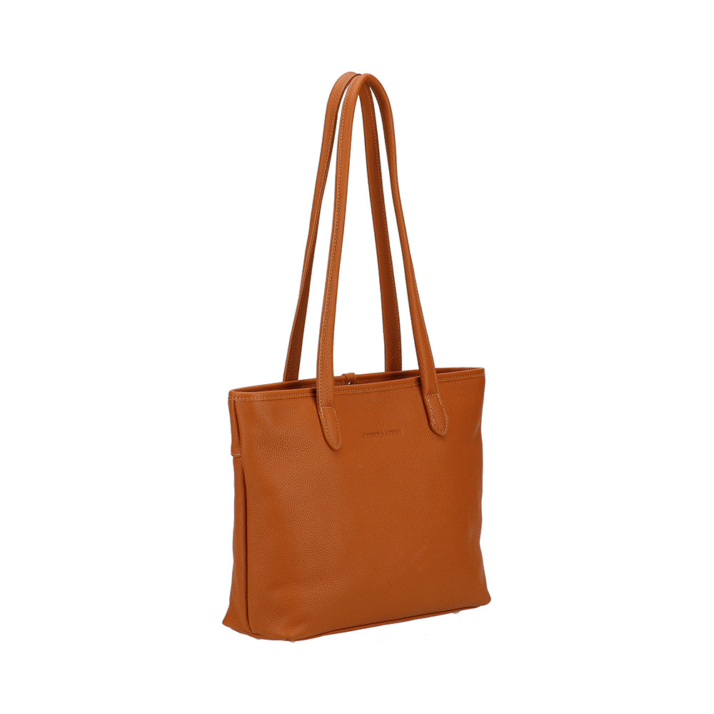 Petit sac shopping Rosalia en cuir