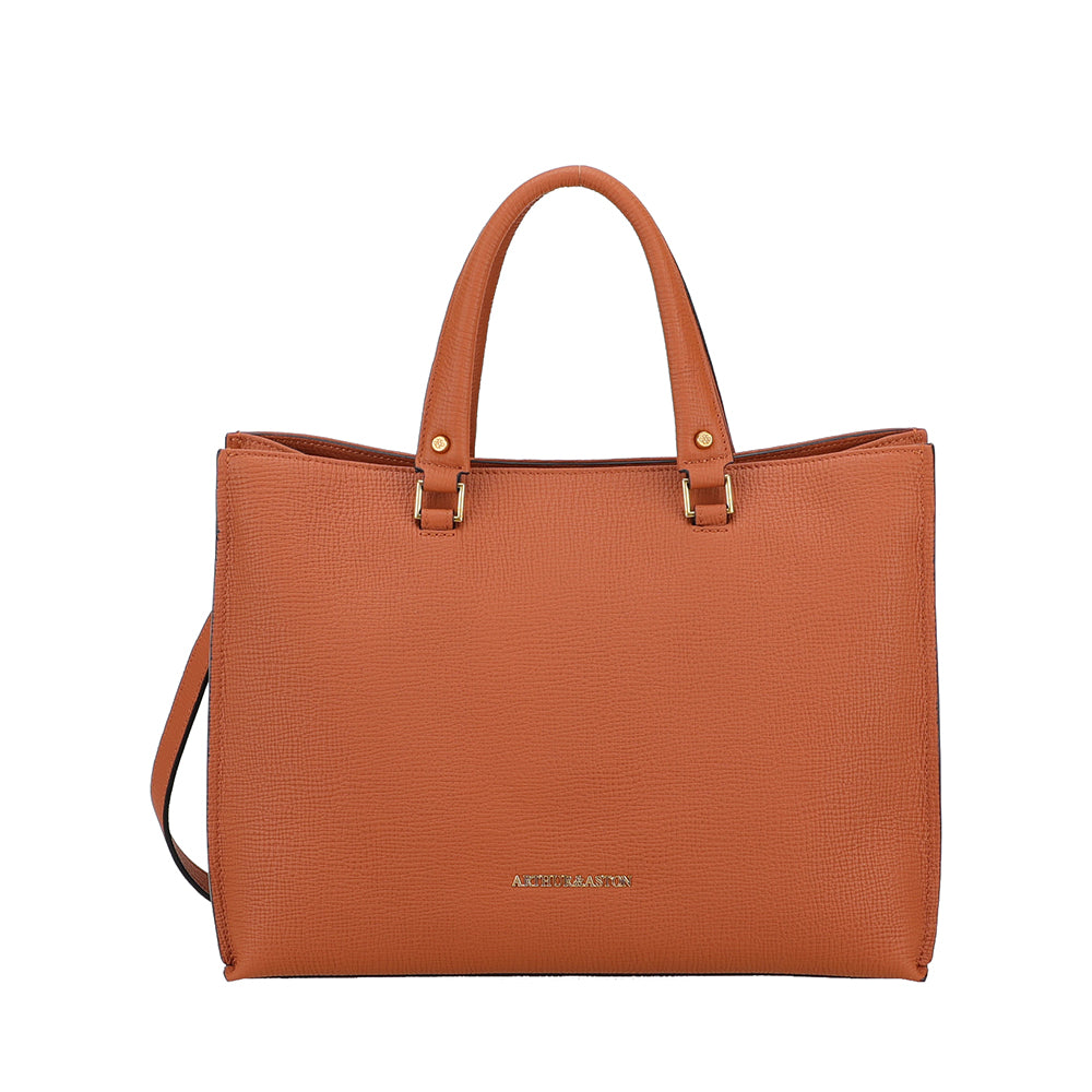 Grand sac porté main Nora en cuir