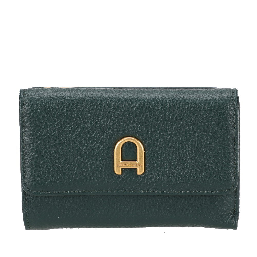 Camille compact leather wallet