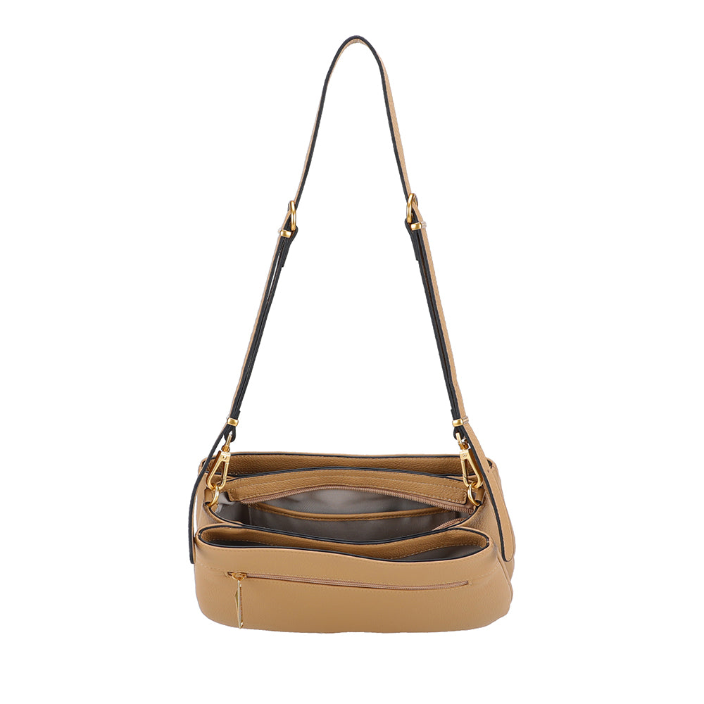 Sac épaule bandoulière Camille cuir