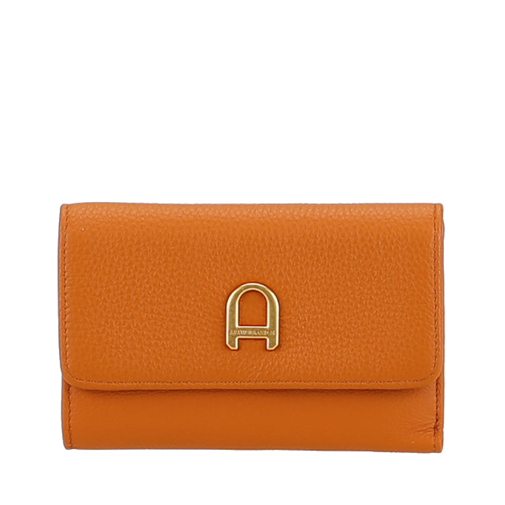 Camille compact leather wallet