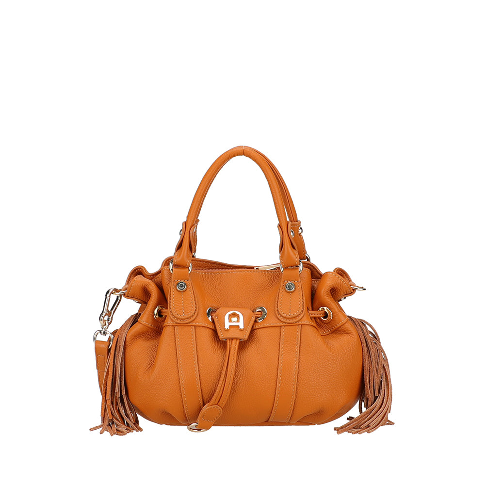 Mini sac à main S Camille franges cuir