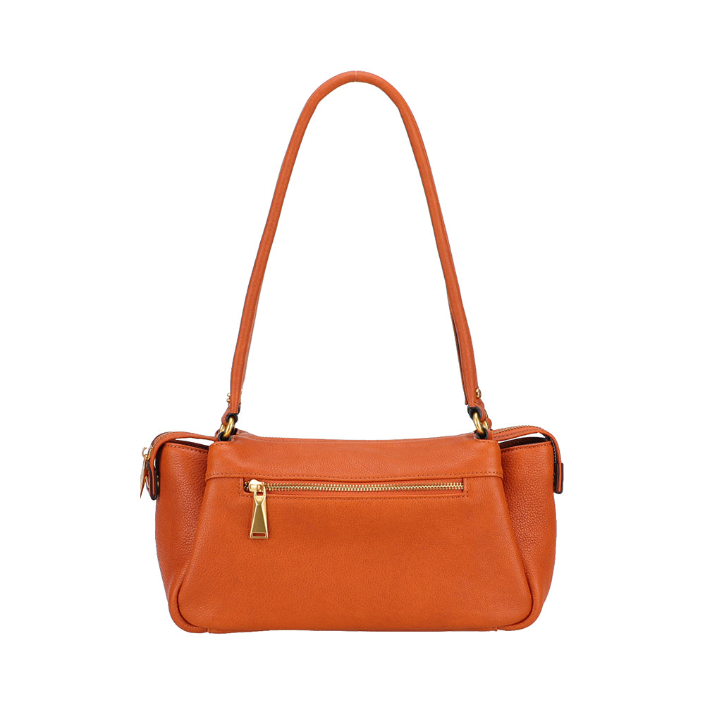 Elsa rectangular leather shoulder bag