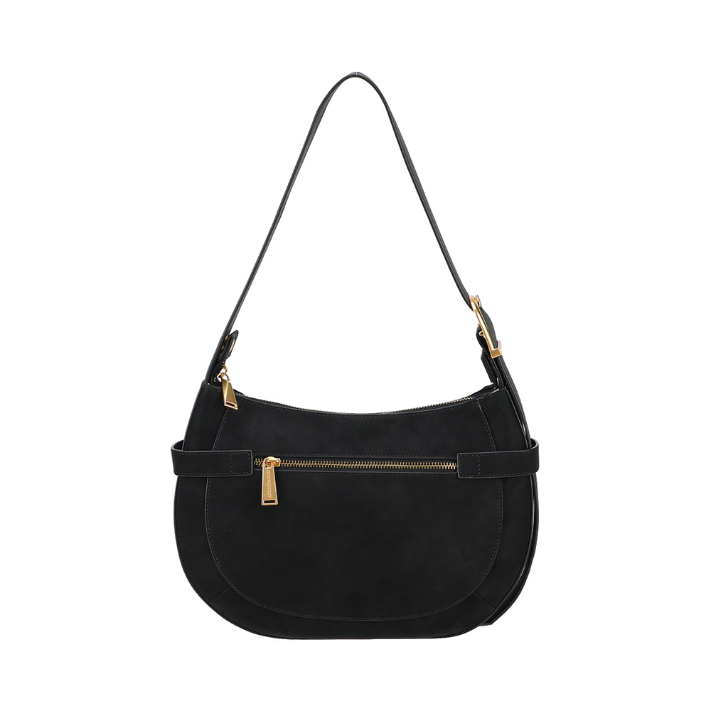 Sac épaule croûte de cuir Madelena