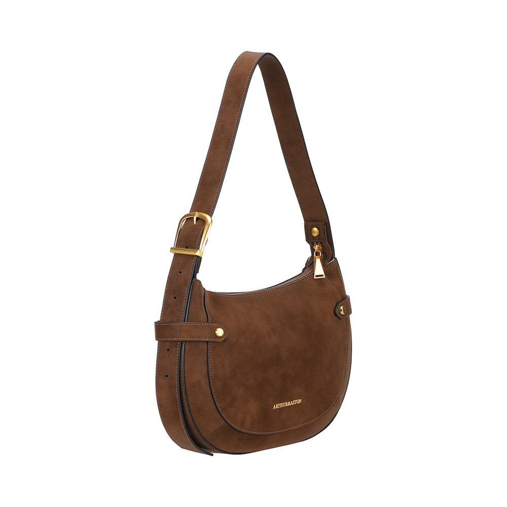 Sac épaule croûte de cuir Madelena