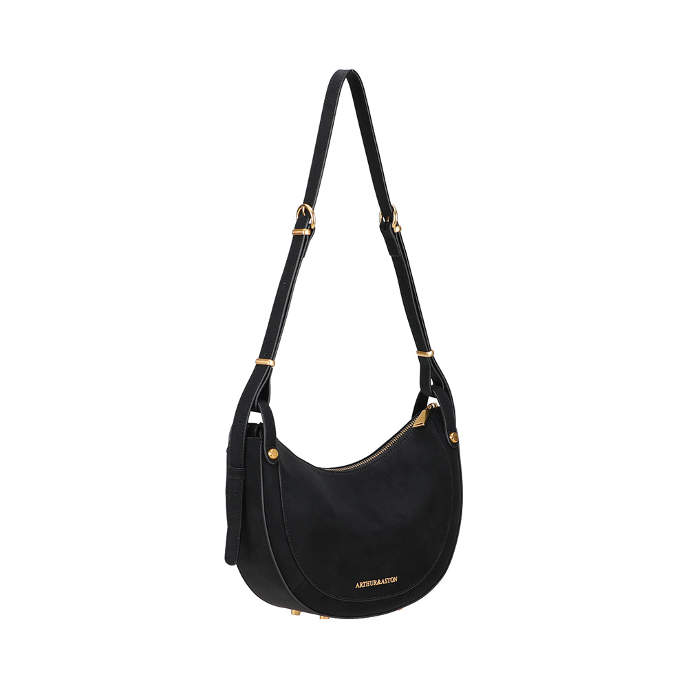Sac épaule bandoulière croûte de cuir Madelena
