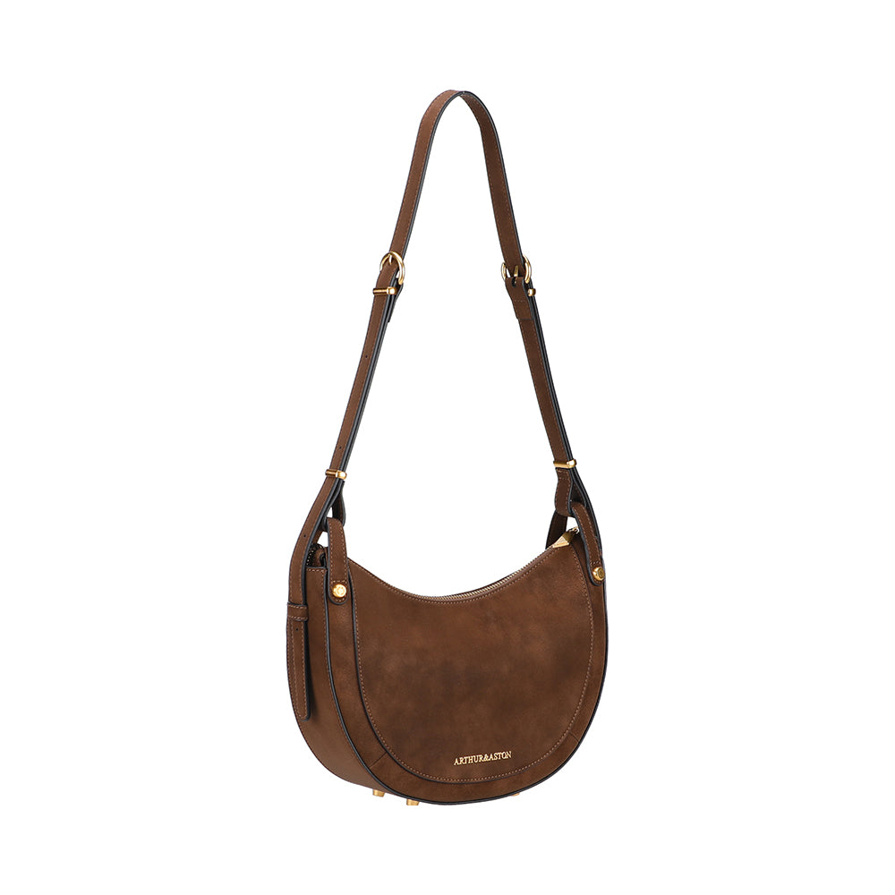 Sac épaule bandoulière croûte de cuir Madelena