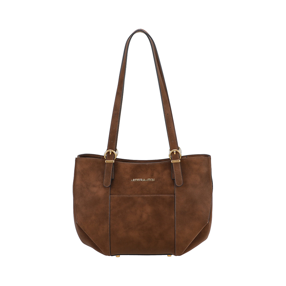 Sac cabas M croûte de cuir Madelena
