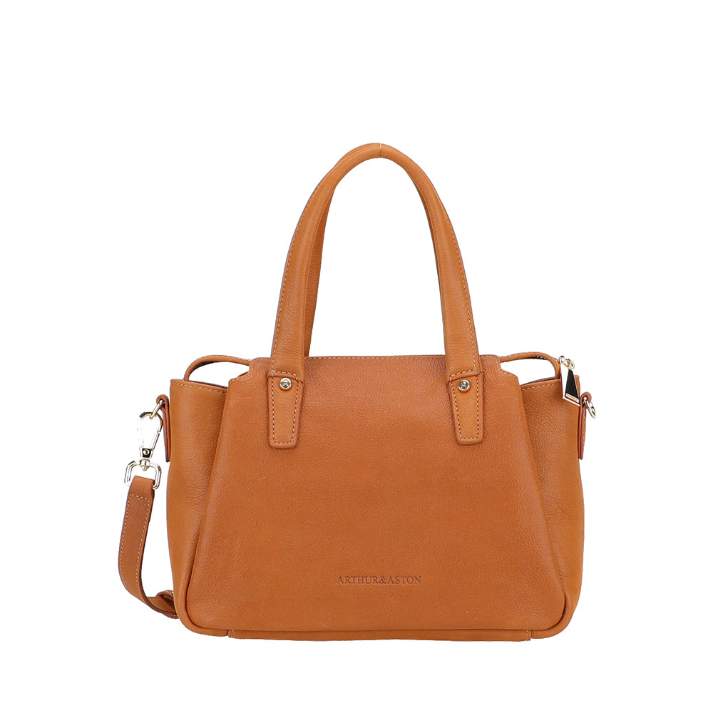 Sac à main trapèze cuir Elsa