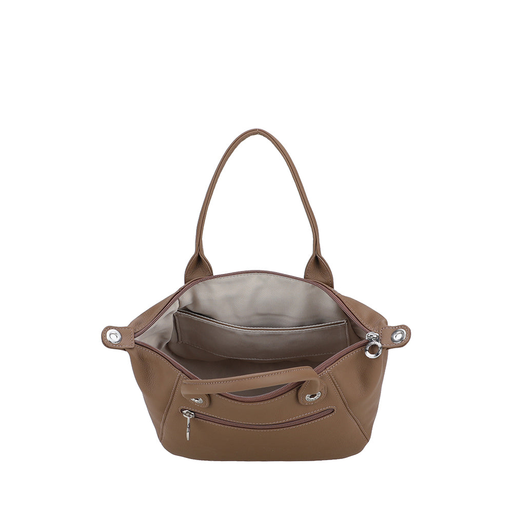 Petit sac cabas Louisa en cuir