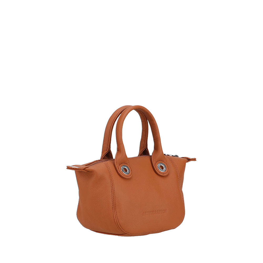 Mini sac cabas Louisa en cuir