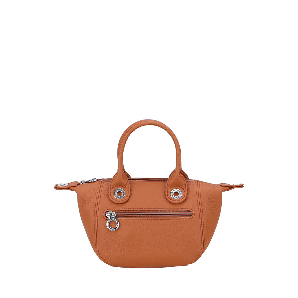 Mini sac cabas Louisa en cuir