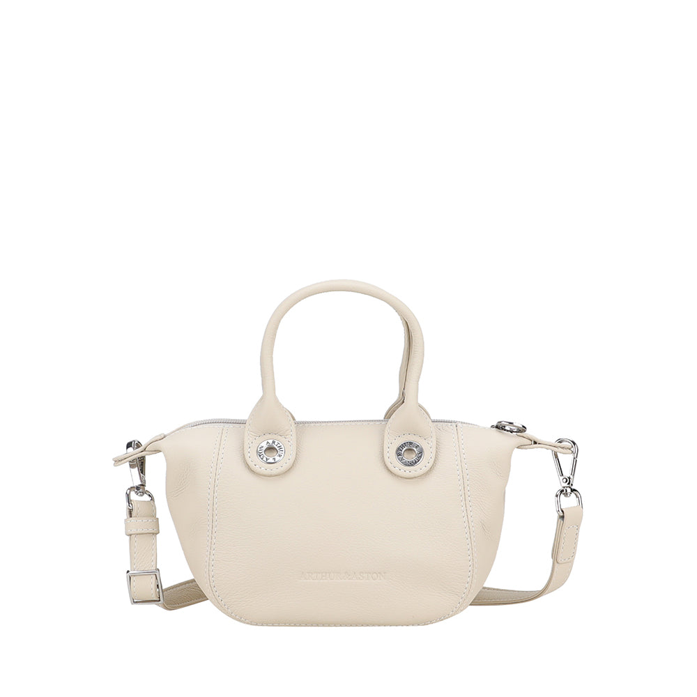 Mini sac cabas Louisa en cuir