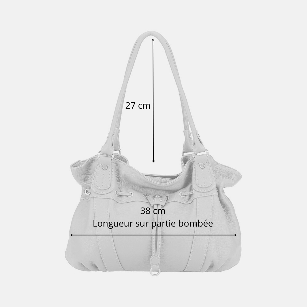 Sac épaule L Camille cuir