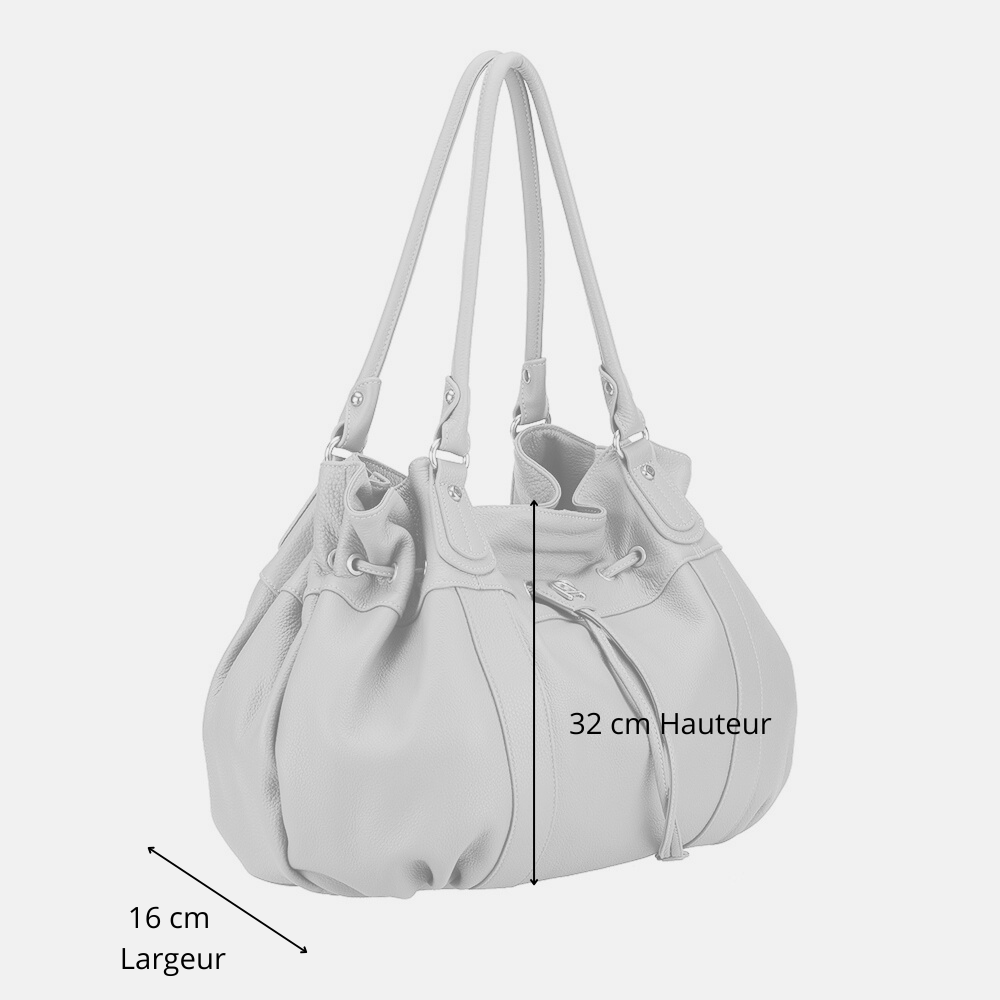 Sac épaule XL Camille cuir