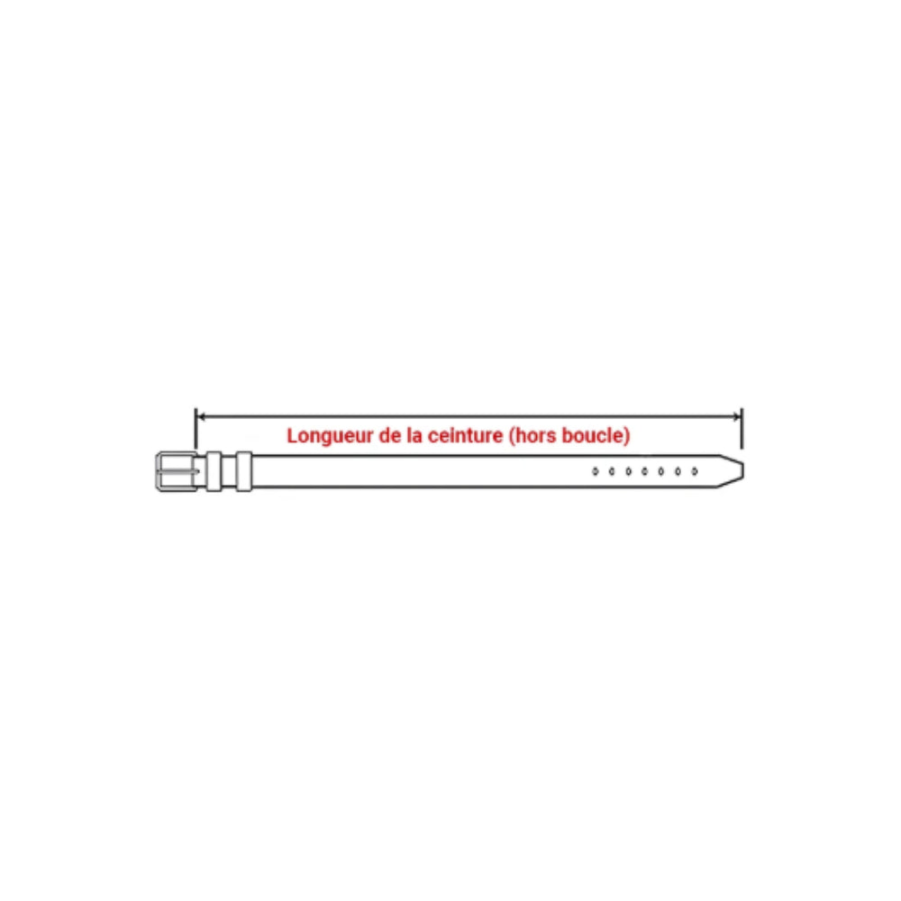 Ceinture homme cuir lisse